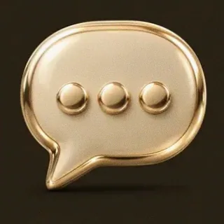Chat bubble icon — Royal Reels