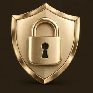 Shield with padlock — Royal Reels