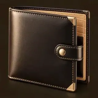 Leather bifold wallet — Royal Reels