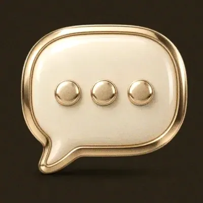 Chat bubble icon — Royal Reels