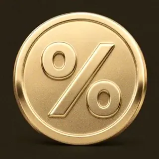 Gold percent coin — Royal Reels
