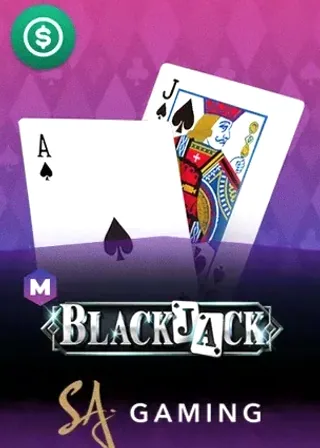 M Blackjack live game cover