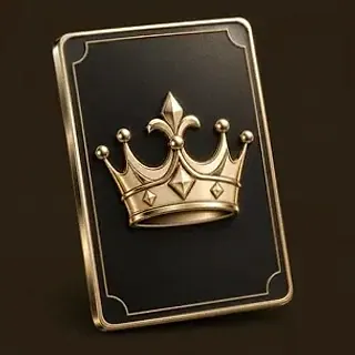 Crowned casino card — Royal Reels