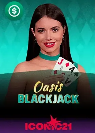 Oasis Blackjack live game cover