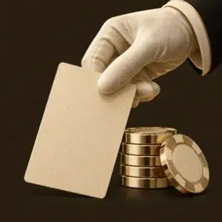 Hand dealing card — Royal Reels