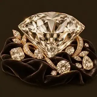 Faceted diamond gemstone — Royal Reels