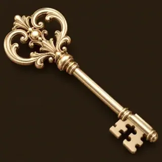 Ornate antique key — Royal Reels